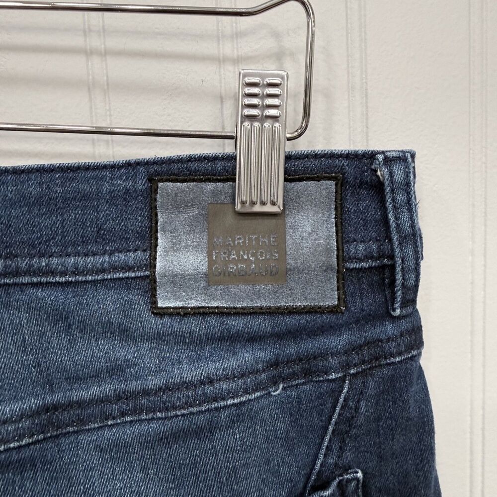 VTG Marithe Francois Girbaud Men's 34 Tall Blue Denim Derick Slim Jeans 90s Y2K - Picture 5 of 9